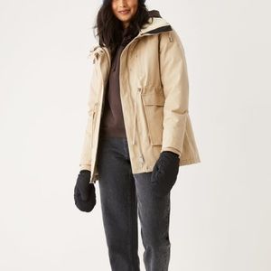 Frank and Oak | The Alpine Winter Coat in White Pepper | Small